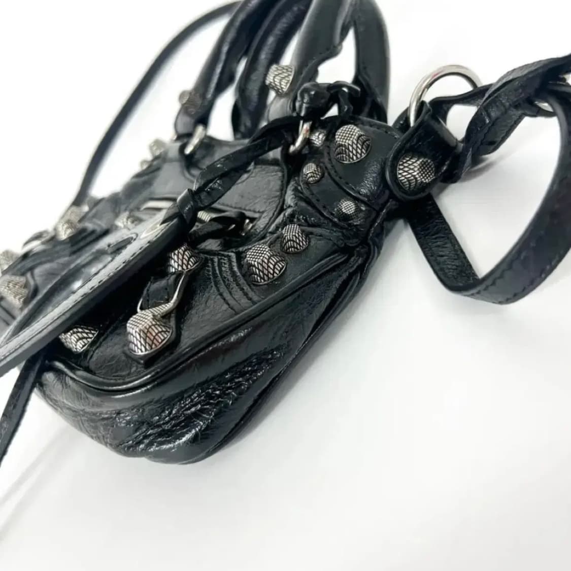 발렌시아가 네오카골 미니 토트백 크로스백 블랙 상품이미지6