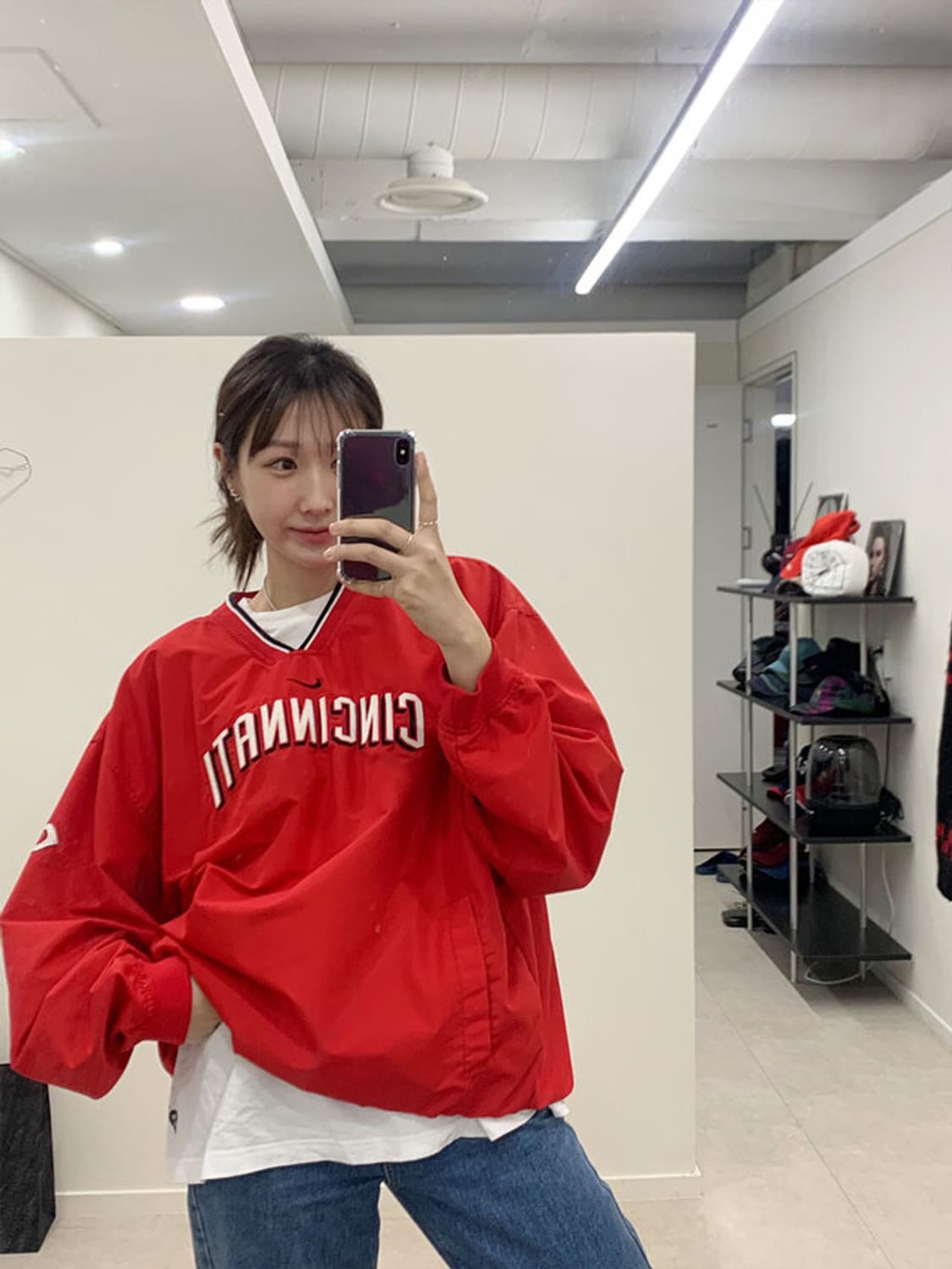 나이키 팀 신시내티 스우시 윈드브레이커 상품이미지1