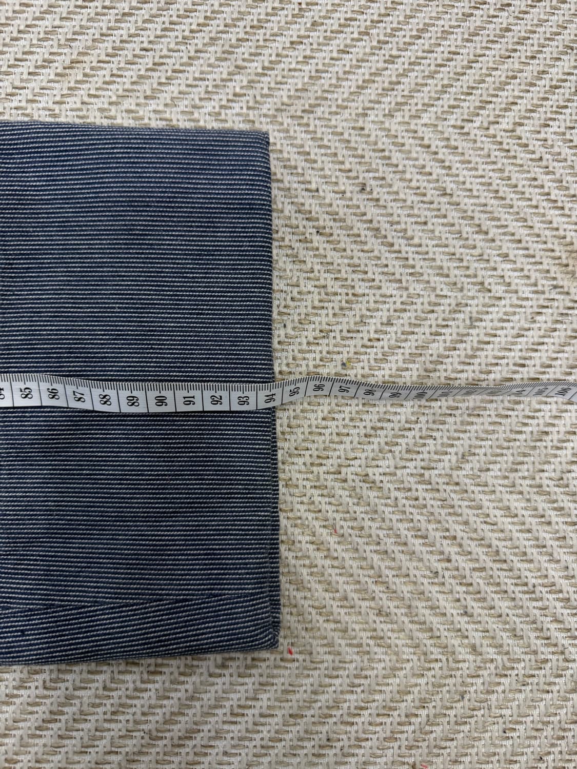 정품) 럭키슈에뜨 밴딩 롤업 데님 팬츠 36 상품이미지8