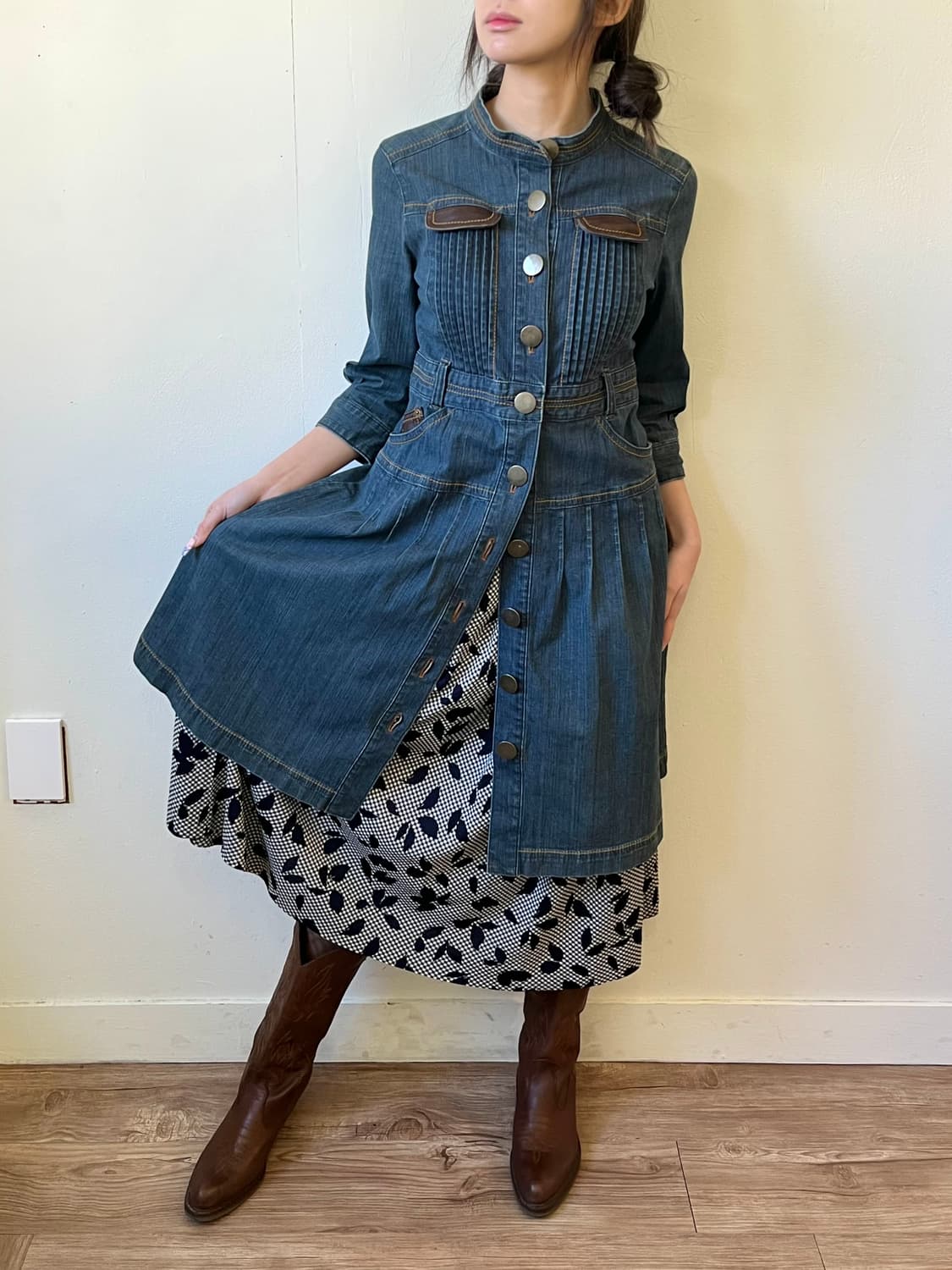 ENIEME 실루엣 스커트 상품이미지7