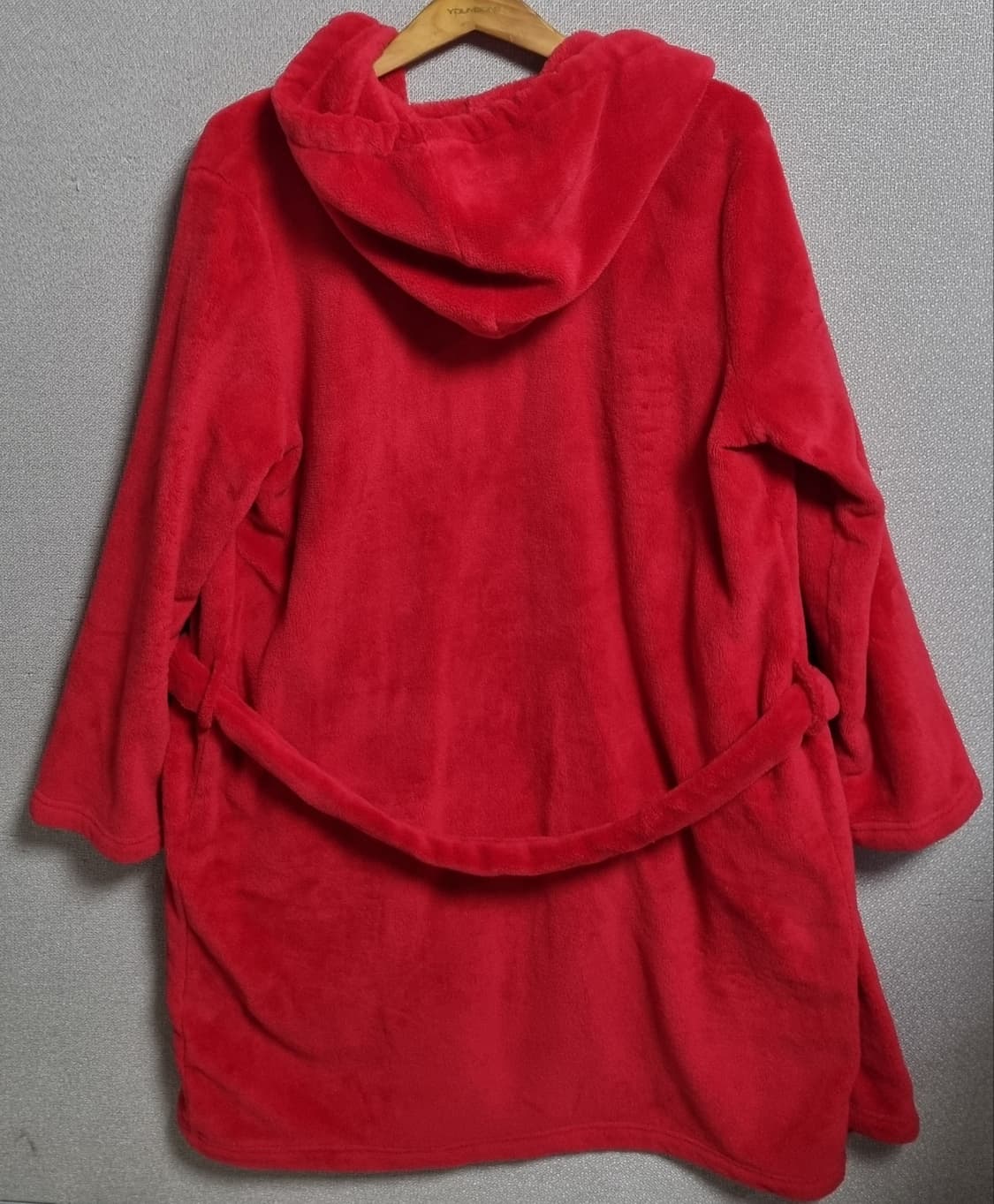 M ) 빅토리아시크릿 레드 코지 후드 로브 상품이미지2