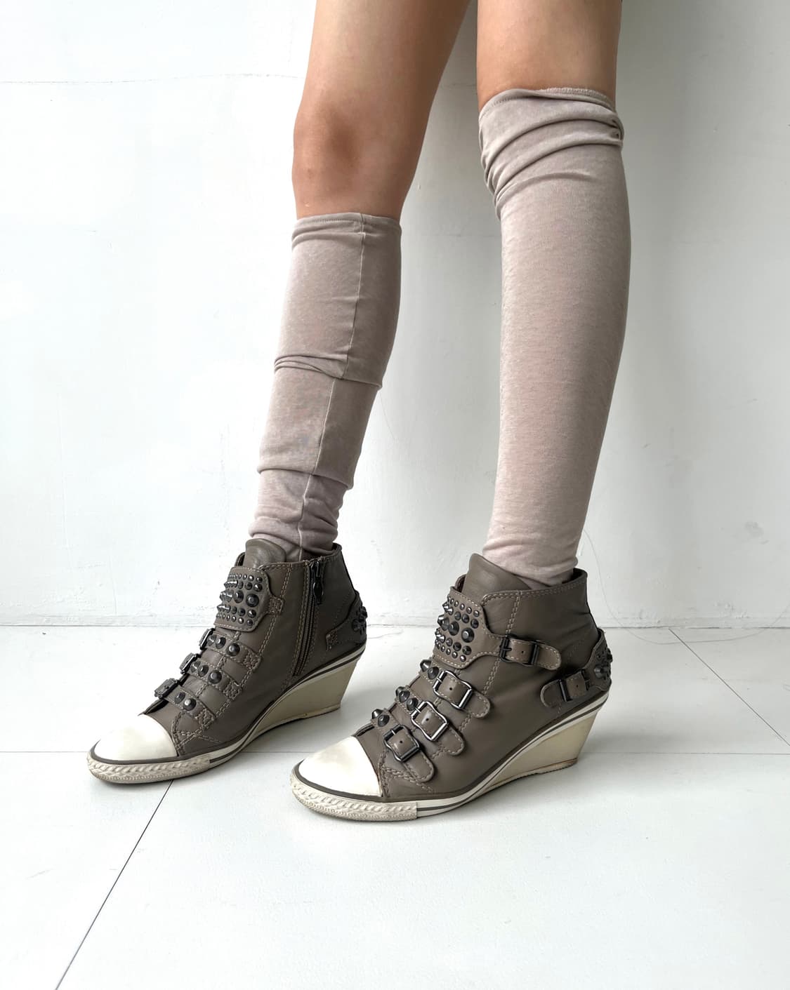 Ash 애쉬 스터드 웨지 하이탑 상품이미지4