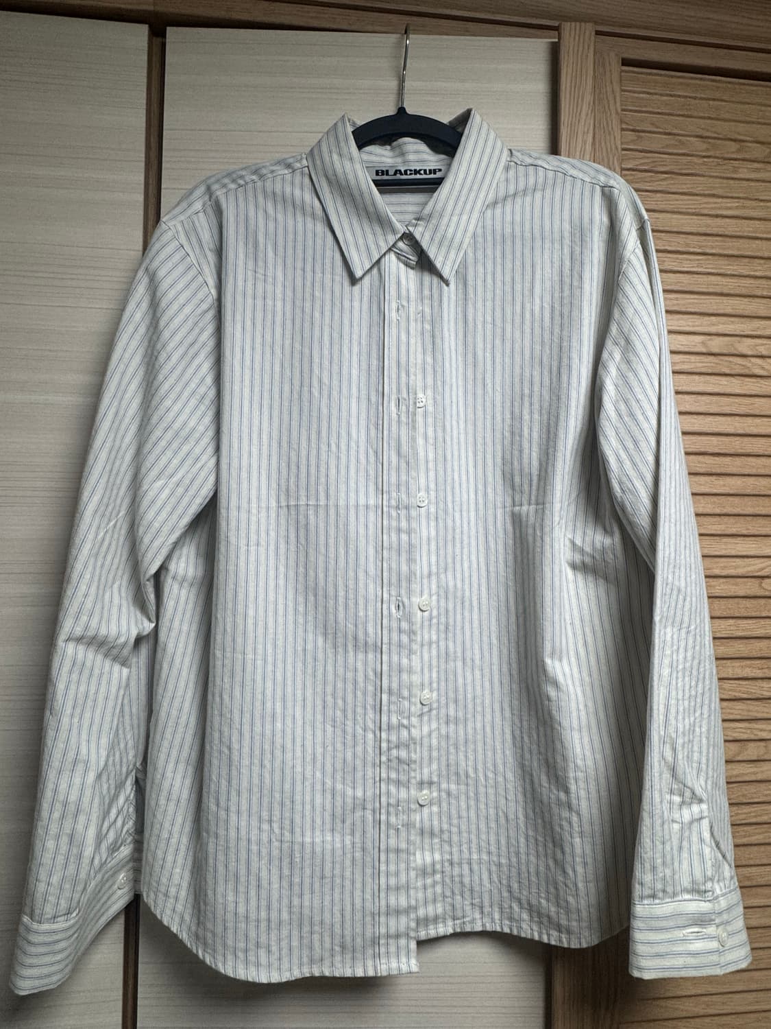 블랙업 - 젤룬 루즈핏 스트라이프 셔츠 상품이미지1