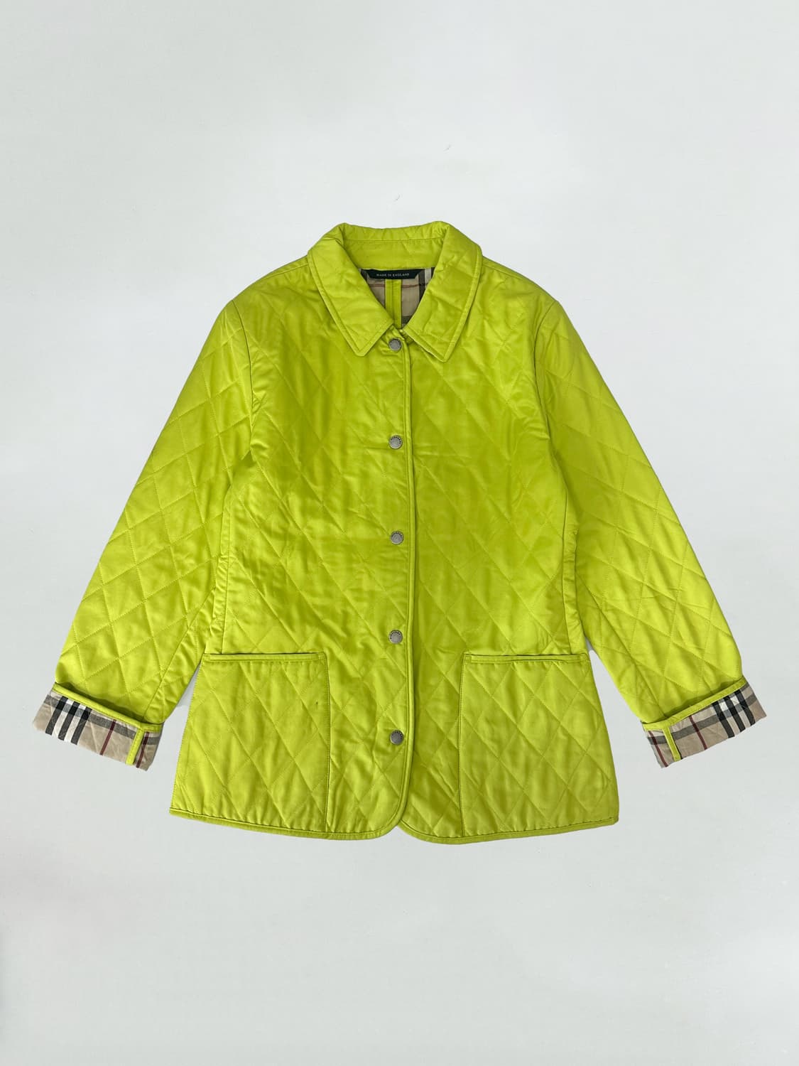 버버리 영국판 체크 퀼팅 자켓 상품이미지2