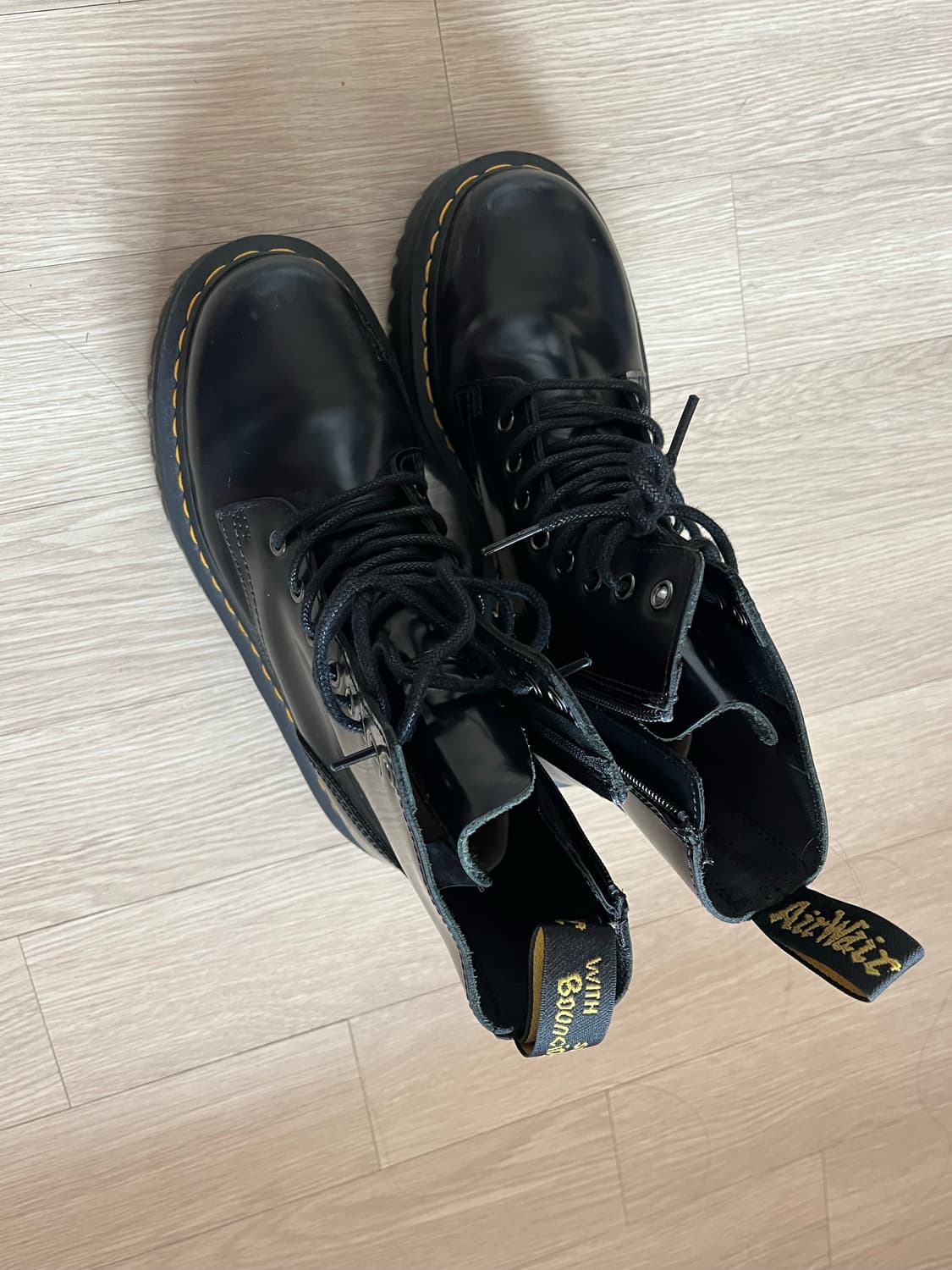 닥터마틴 제이든 블랙 워커 UK6 (250mm) 상품이미지2