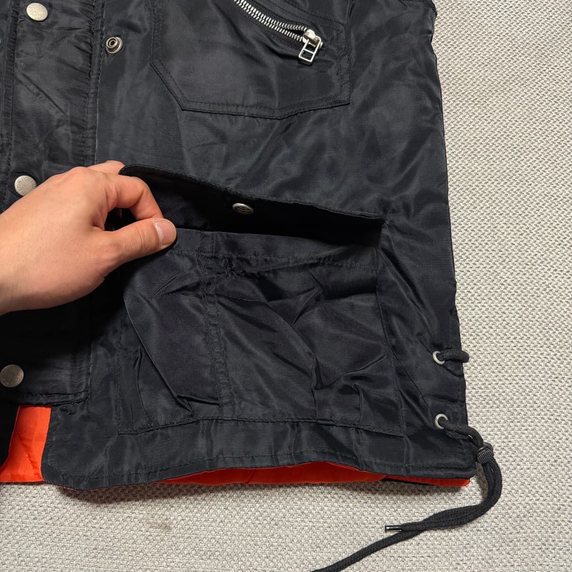 팀버랜드 빈티지 블랙 조끼 베스트 상품이미지3