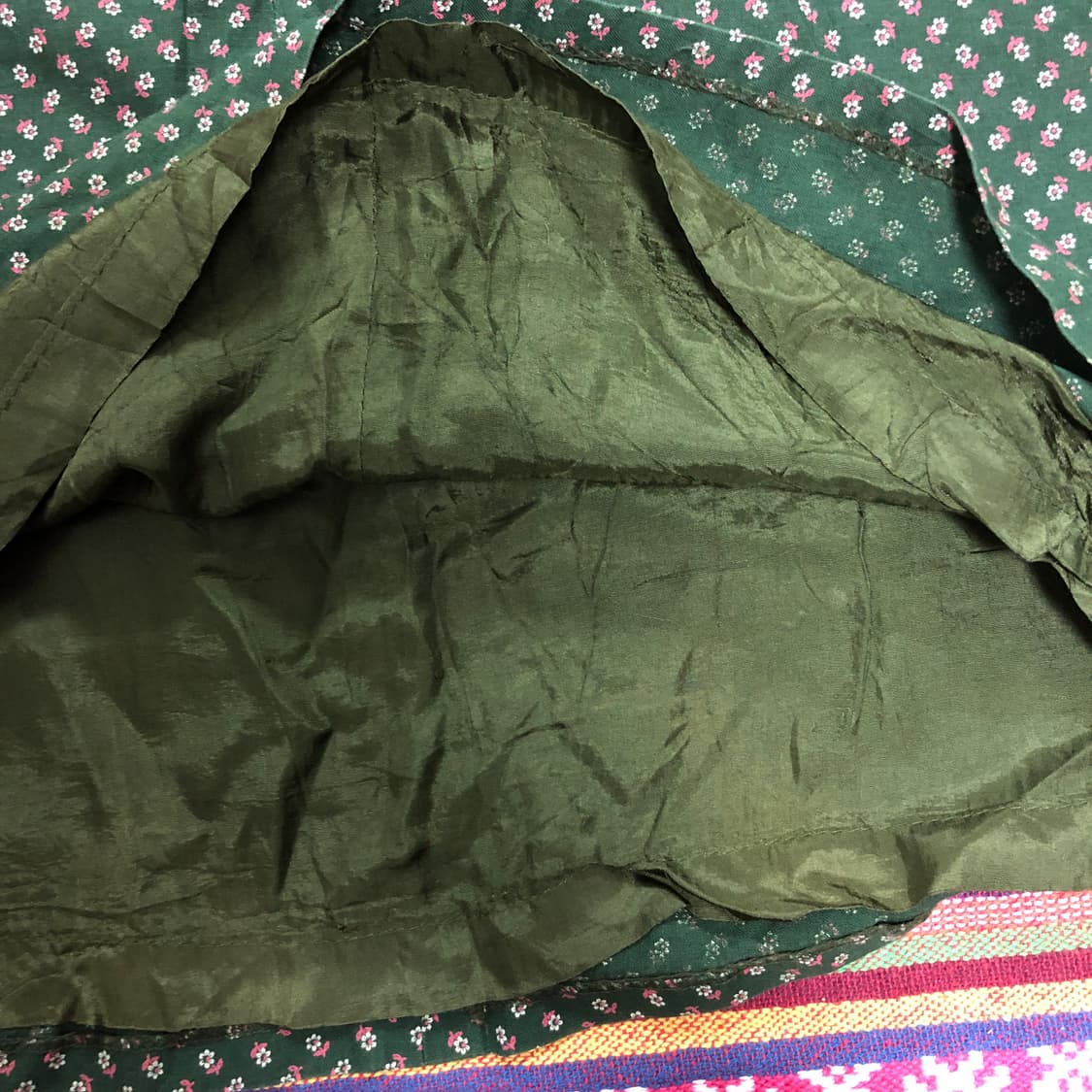 플라워 패턴 미디 스커트 상품이미지5