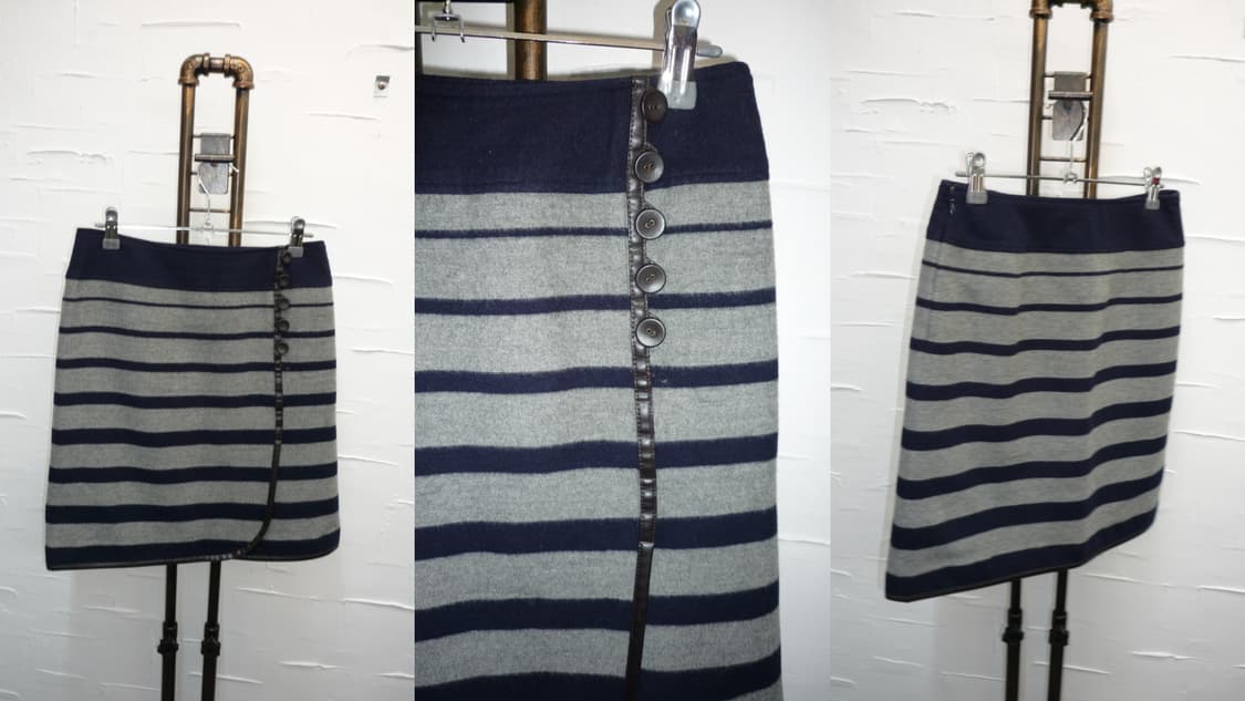 Buttons detail stripe skirt 상품이미지5