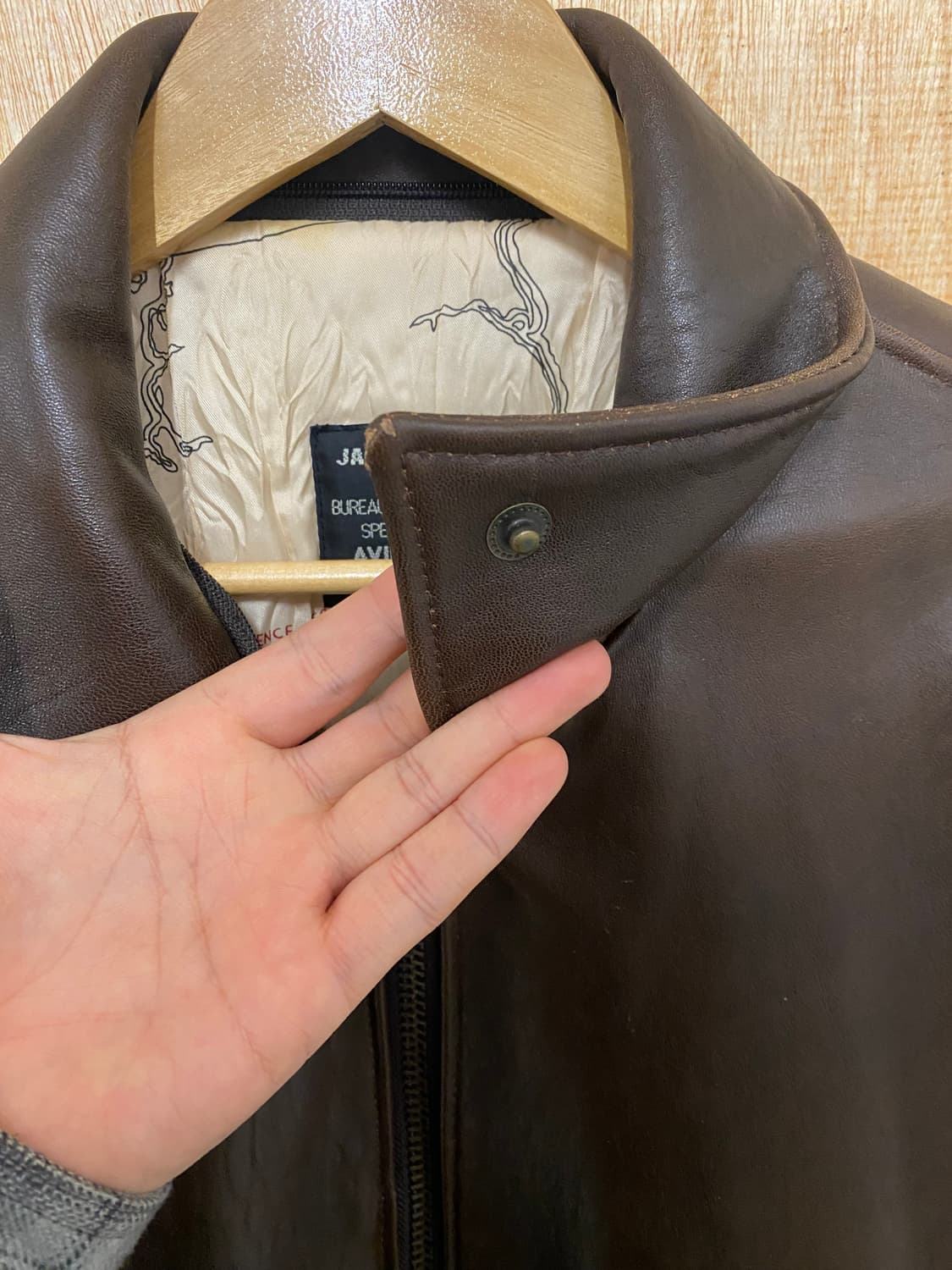 90’s AVIREX 90년대 아비렉스 G-1 레더자켓 상품이미지8