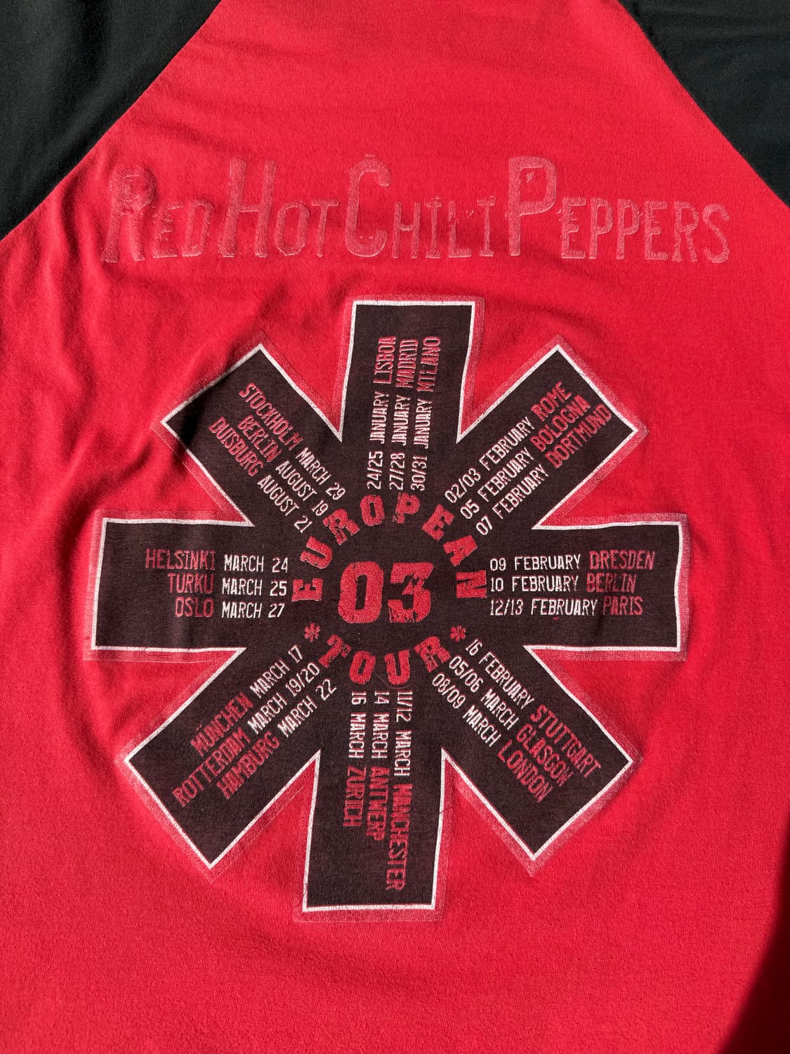 레드핫칠리페퍼스 2003‘s 유럽 투어 티셔츠 상품이미지4