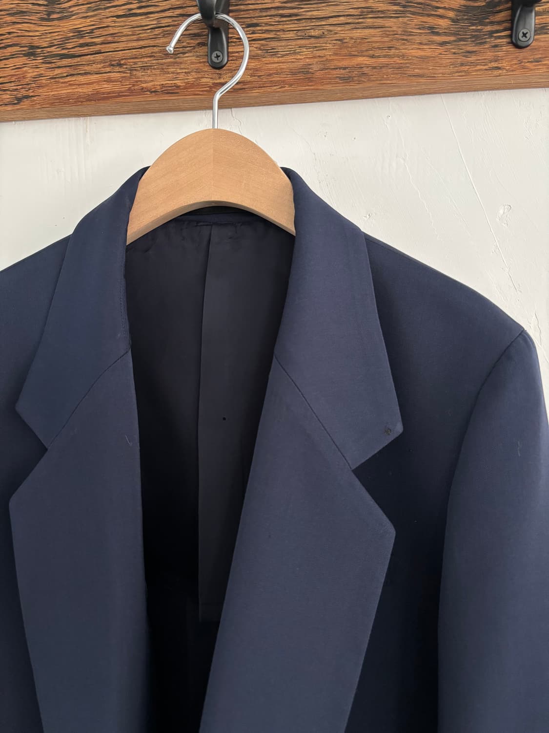 Burberry 버버리 네이비 금장 버튼 울 블레이저 상품이미지7