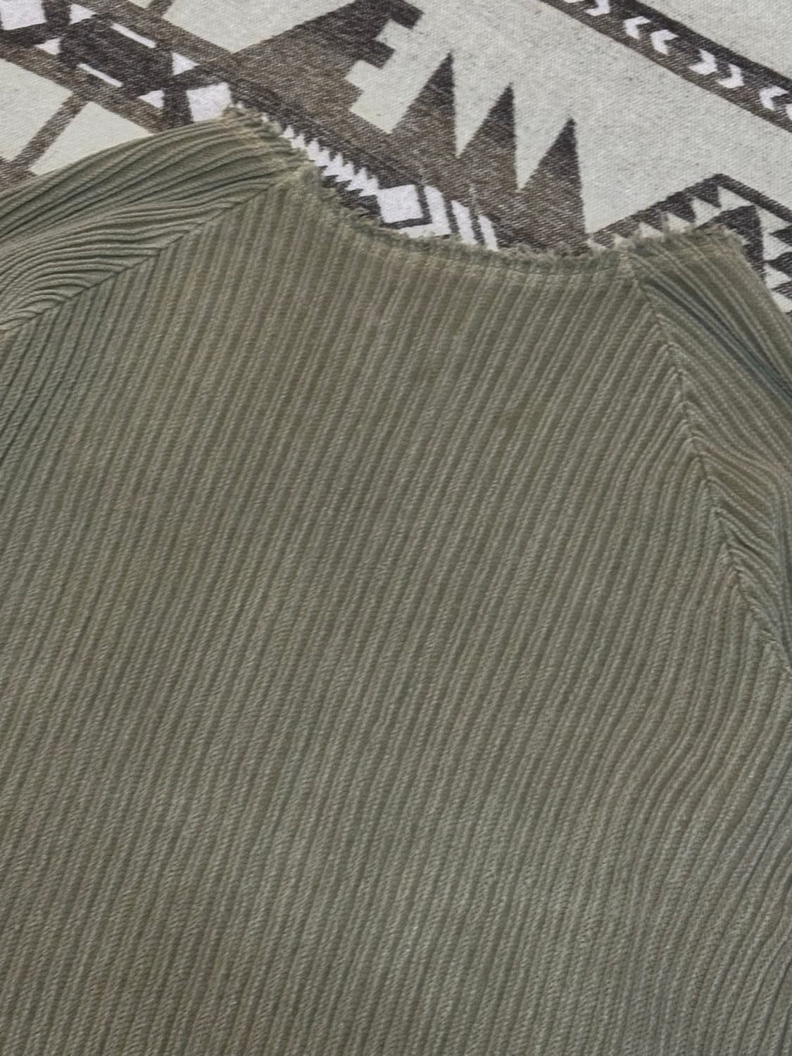 CAL O LINE 케이블 자카드 컷오프 니트  상품이미지9