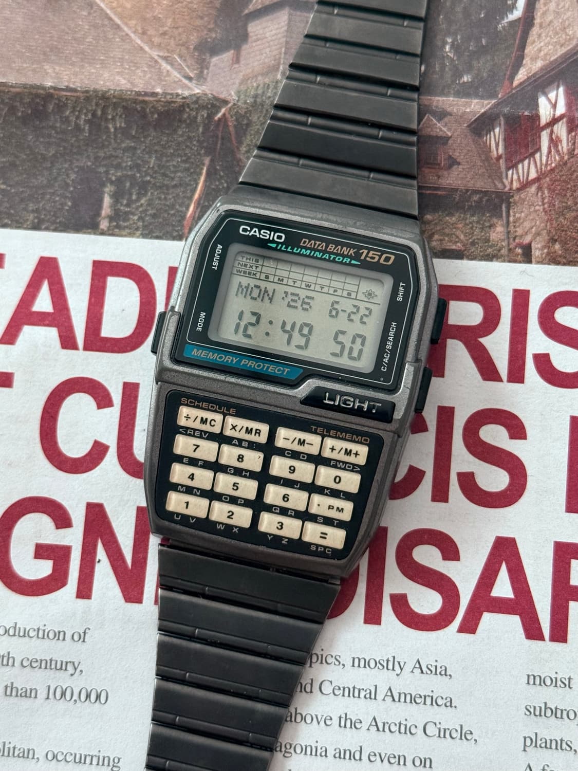 Casio 카시오 데이터 뱅크 DBC-150 1990 상품이미지1