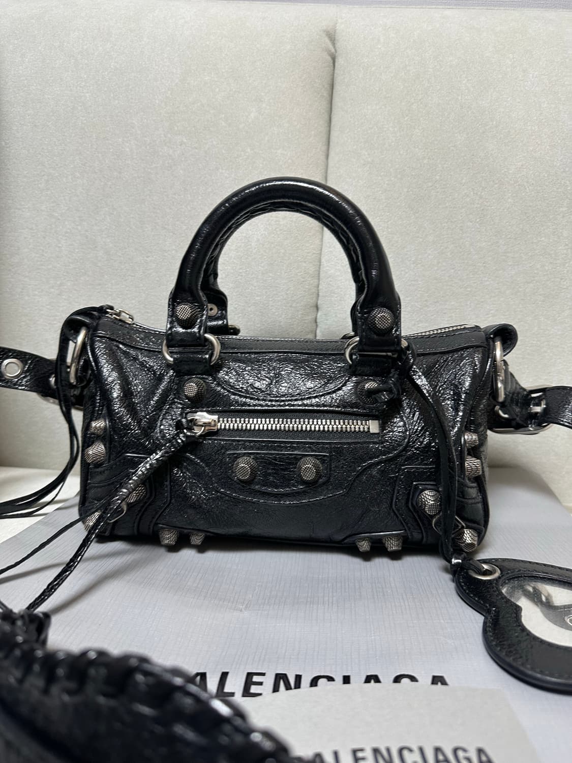 [A+ 정품] 발렌시아가 르카골 더플백 미니 블랙 상품이미지5