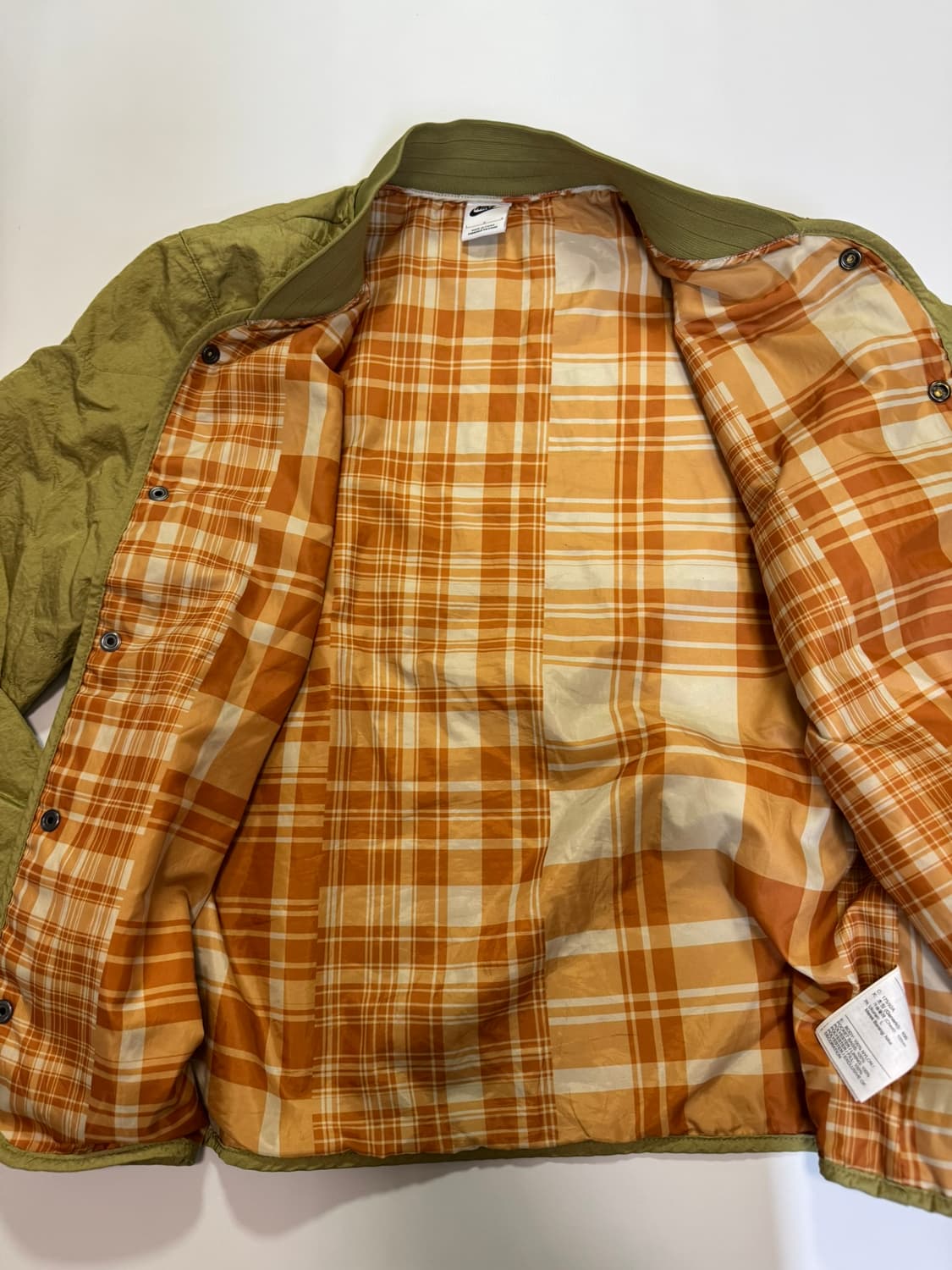 나이키 퀄티드 올리브그린 깔깔이 점퍼(L사이즈) 상품이미지6