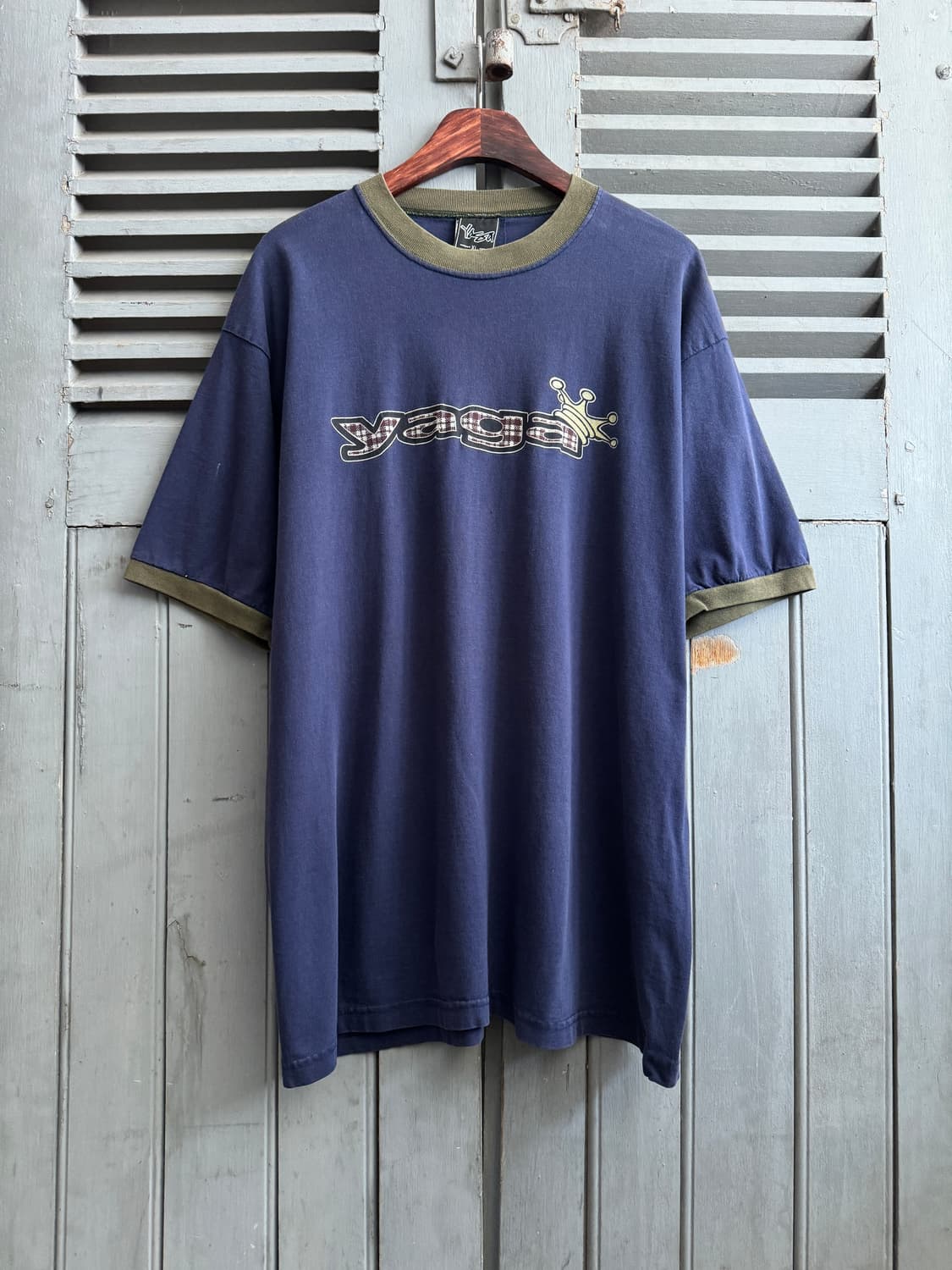 [XL]90's USA 빈티지 YAGA 올드스쿨 링거 티셔츠 상품이미지2