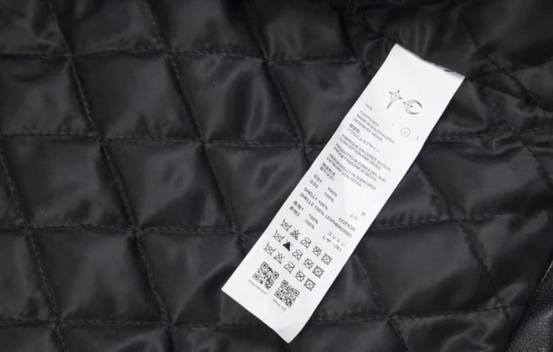 떠그 클럽 빅 락 레더 자켓 블랙 상품이미지2