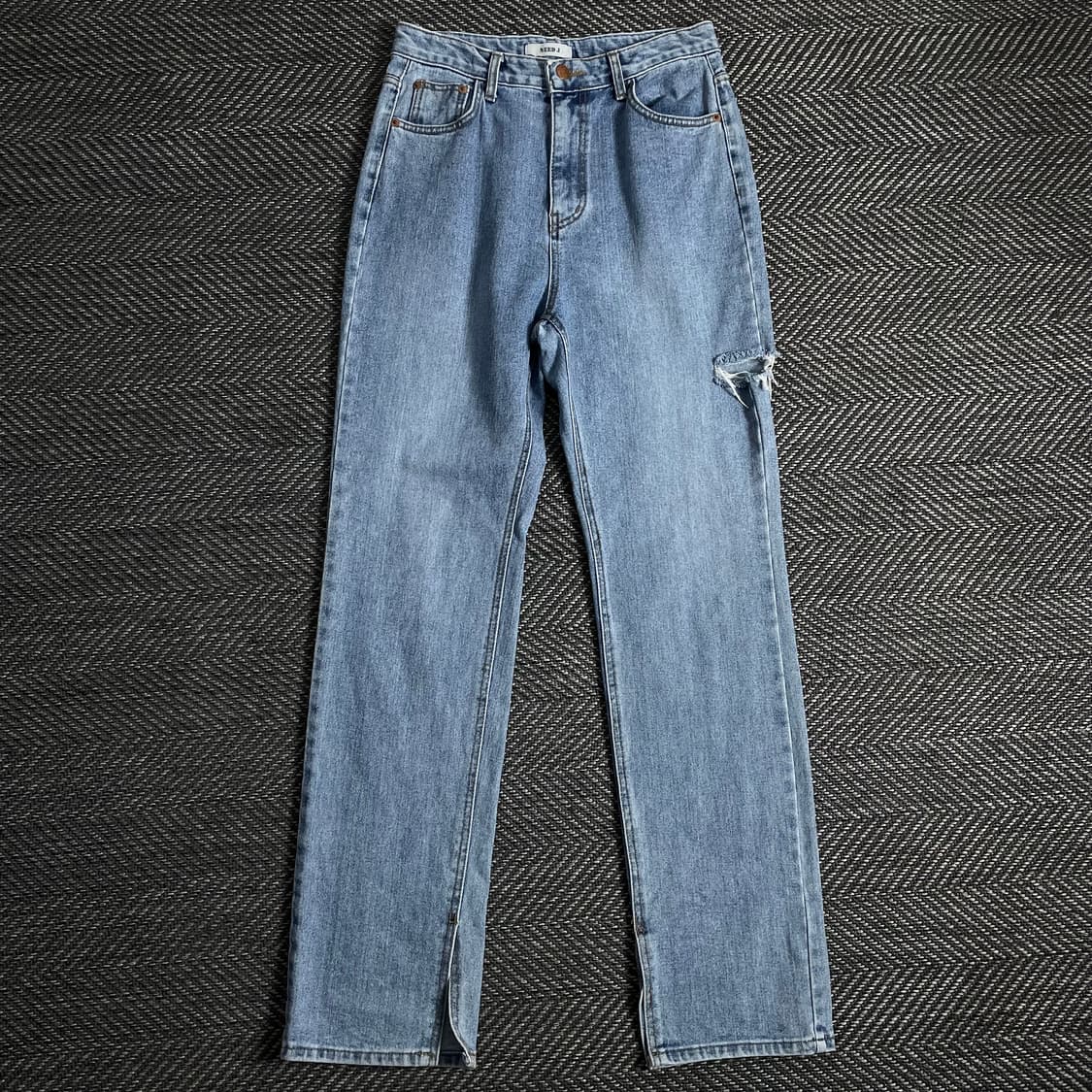 빈티지 우먼스 디스트로이드 데님 팬츠o 2851 상품이미지1