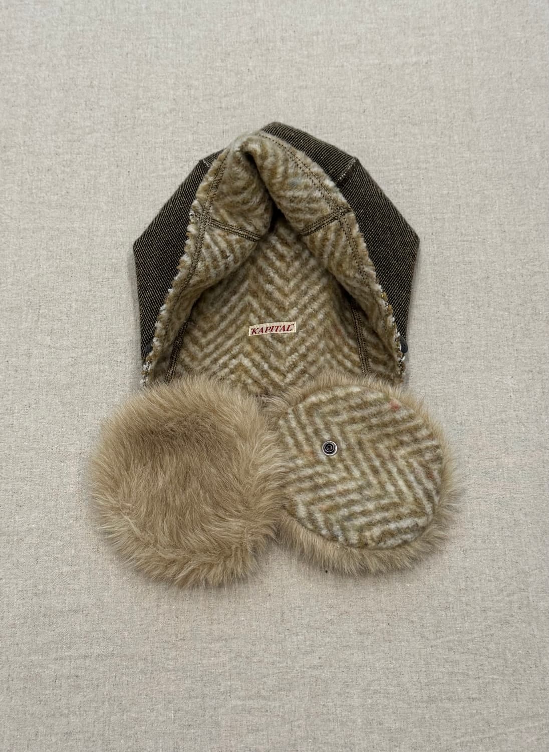 캐피탈 디태처블 이어플랩 비니 상품이미지6