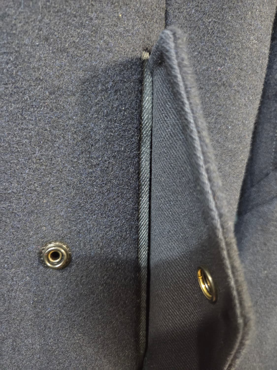 G-STAR 네이비 하이넥 모직 코트(S)디피용 상품이미지3