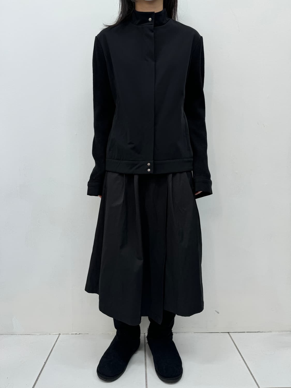 knit detail zipup 상품이미지2