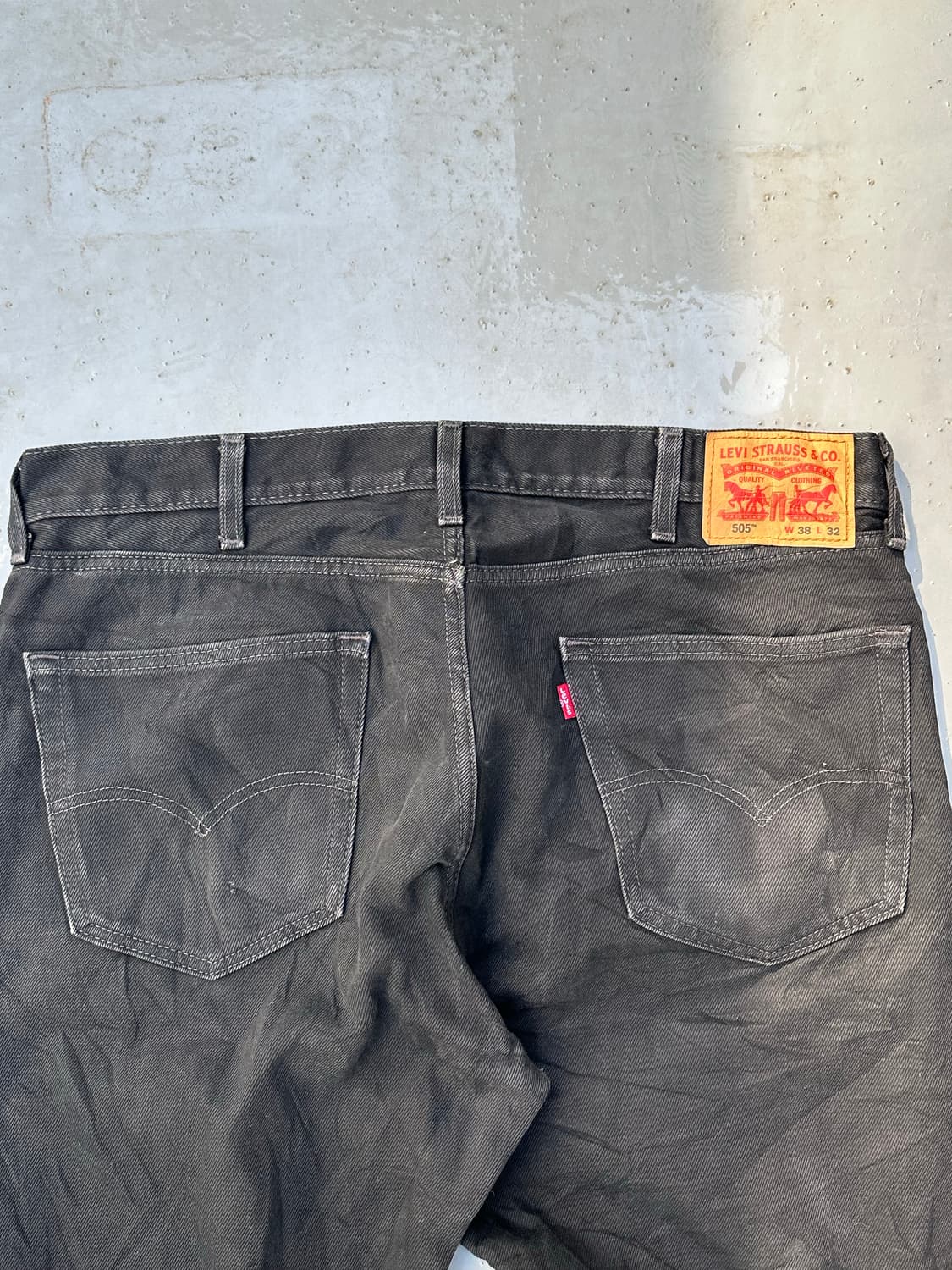 [리바이스] •Levi's 505 Black Denim 상품이미지7