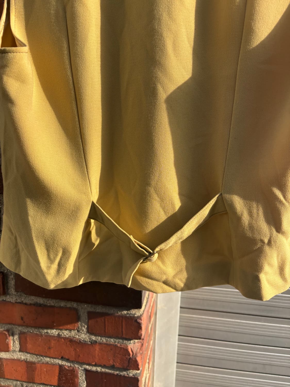 Vintage Mustard Tailored Vest 상품이미지7