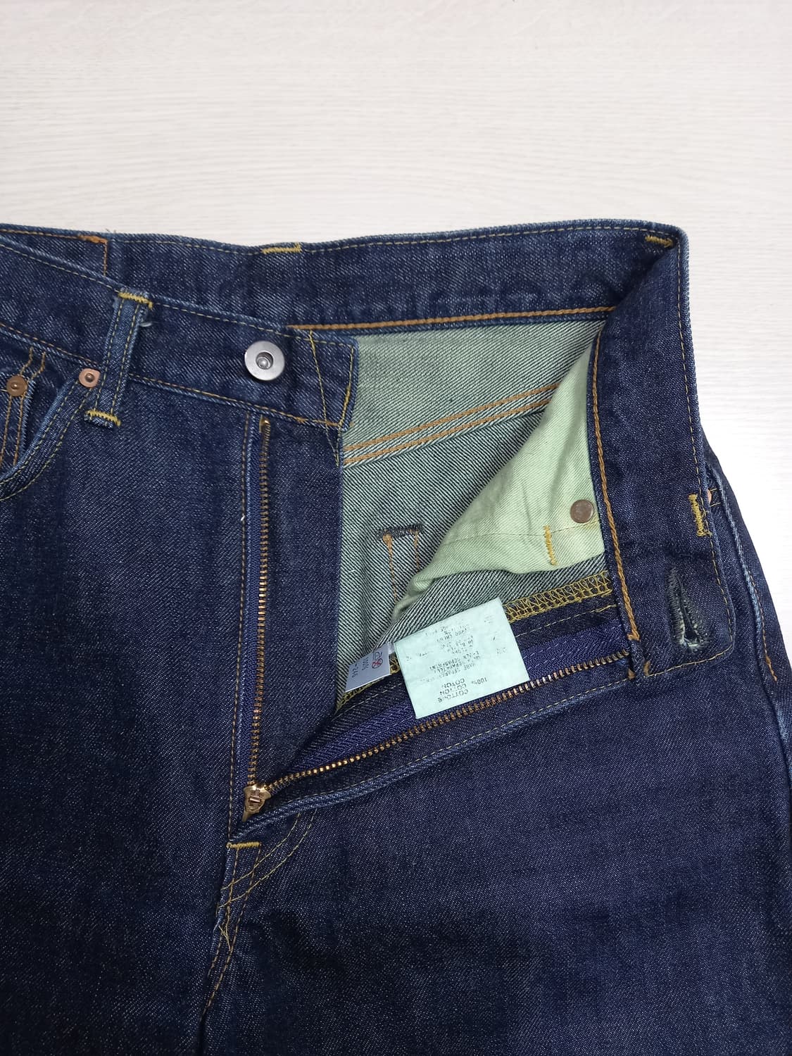 26 FIORUCCI Jap 셀비지 하이웨이스트 진청 26-622 상품이미지7