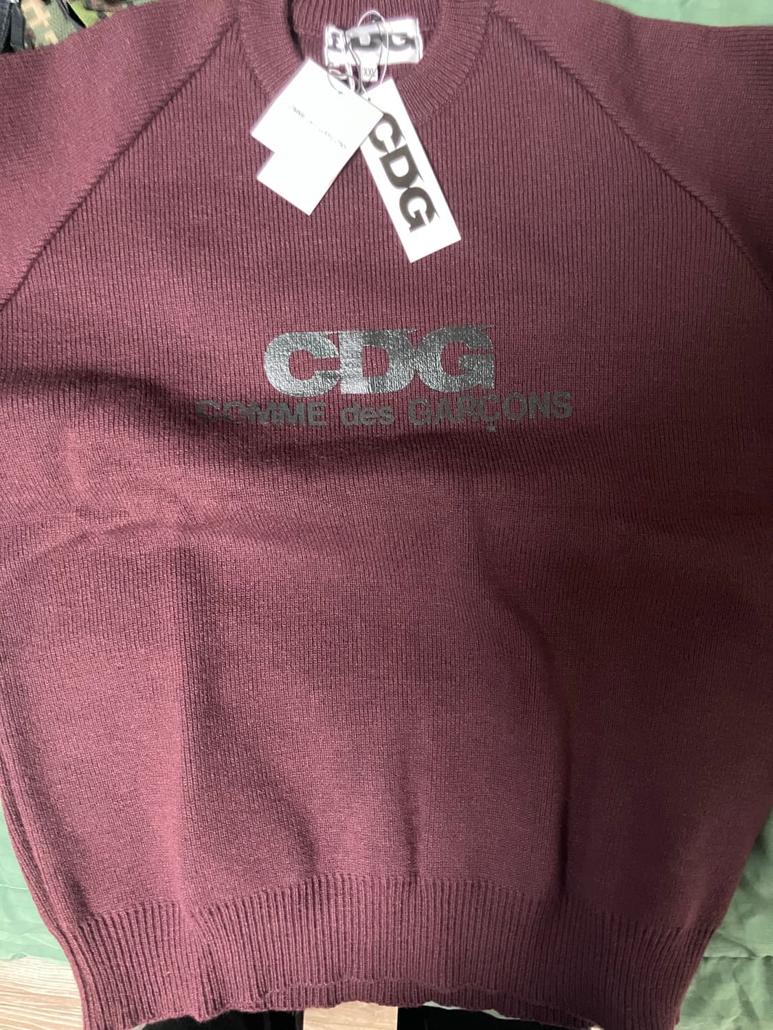 cdg 라운드넥 스쿨 풀오버 xxl 상품이미지1