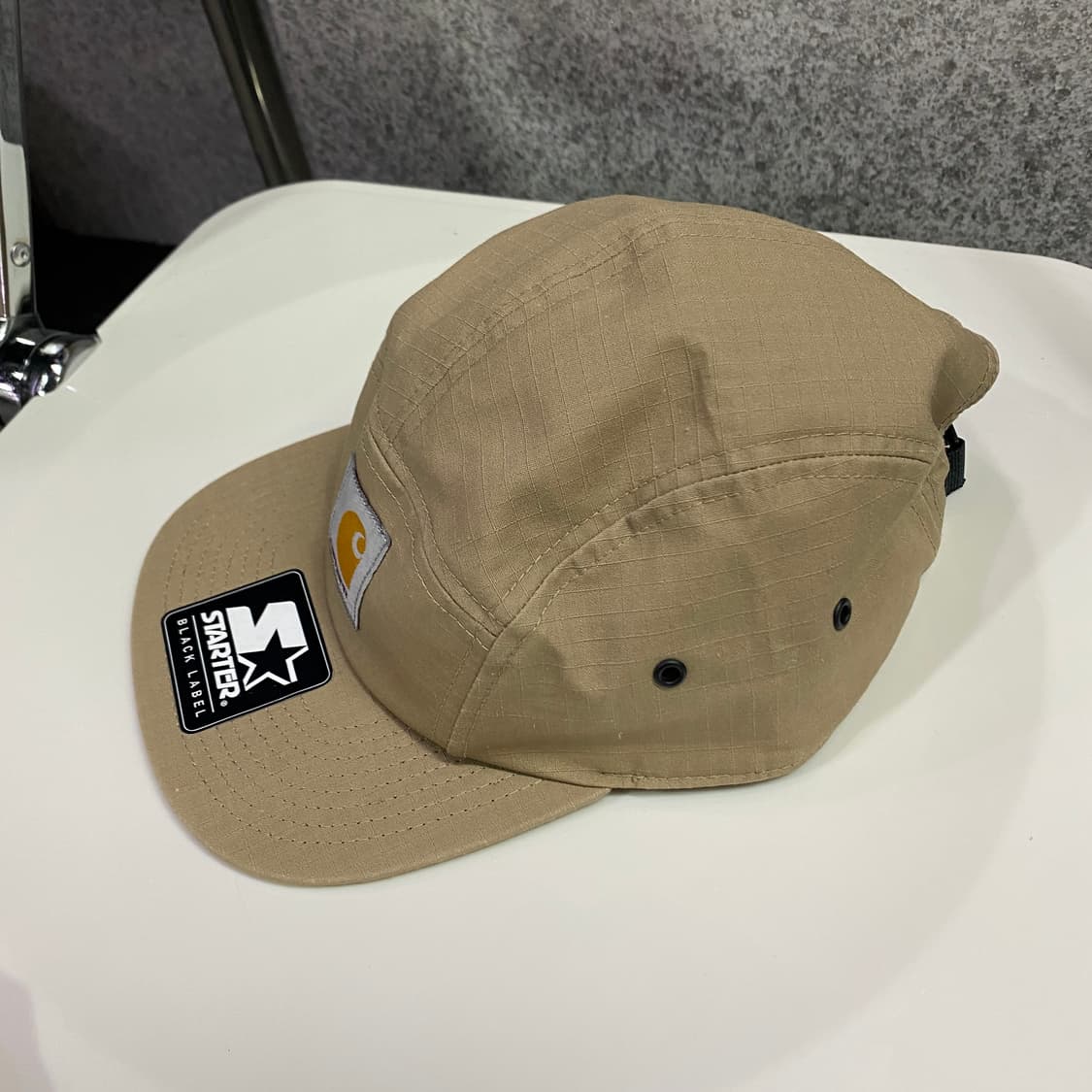 칼하트X스타터 베이지 스냅백 B3949 상품이미지2