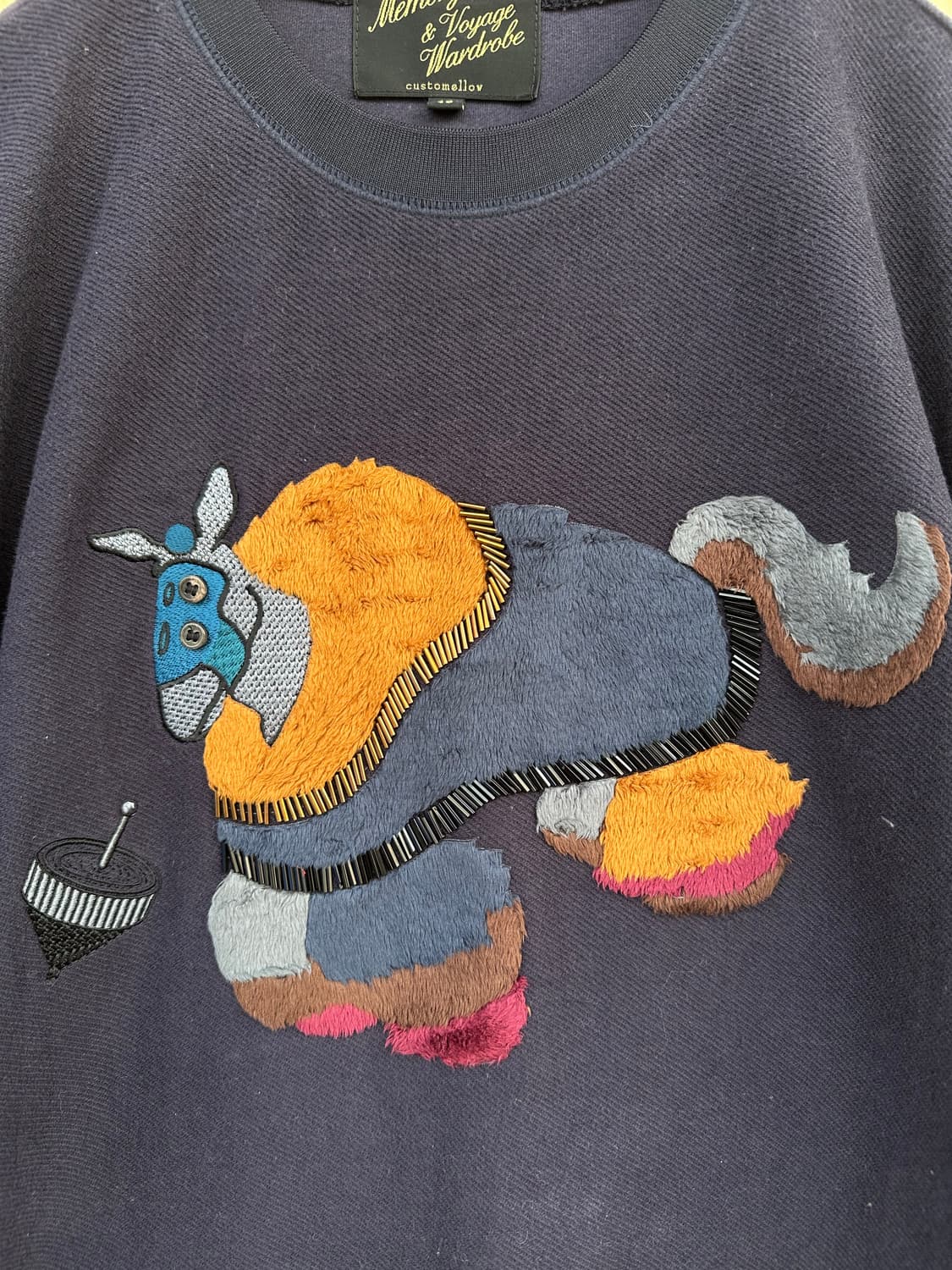 아트워크 자수 스웻셔츠 상품이미지5