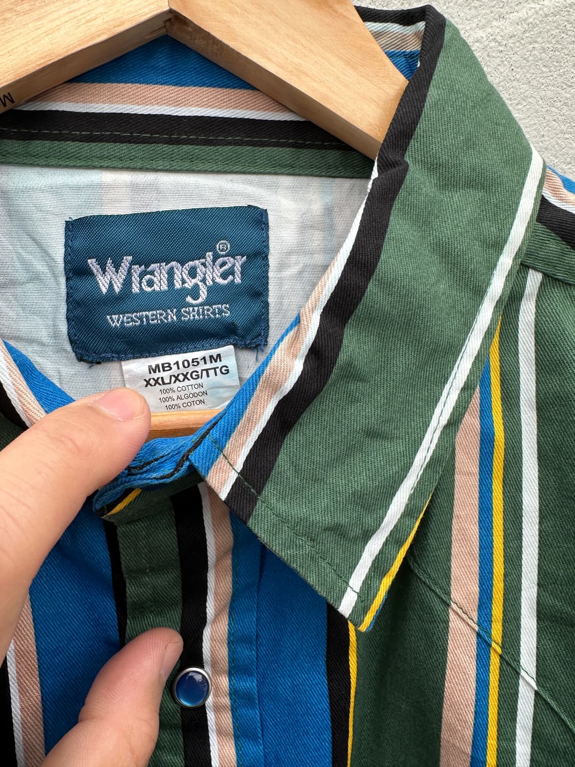 [2XL-3XL] 랭글러 스트라이프 웨스턴 셔츠 상품이미지3