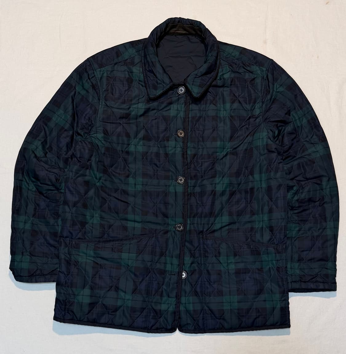 신형) 폴로 랄프로렌 리버시블 블랙와치 체크 퀼팅 자켓 상품이미지5
