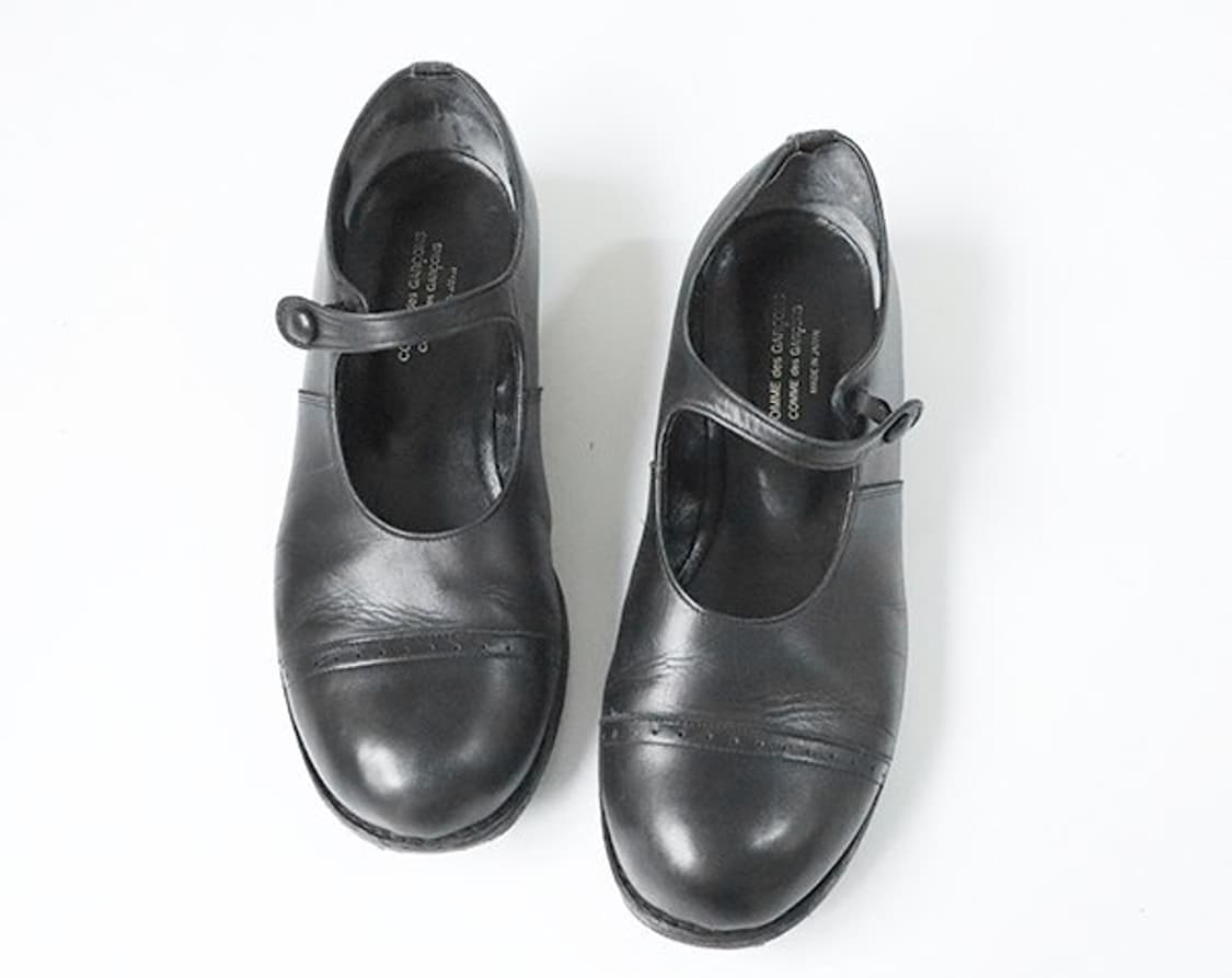 꼼데가르송 레더 메리제인 플랫슈즈 상품이미지1