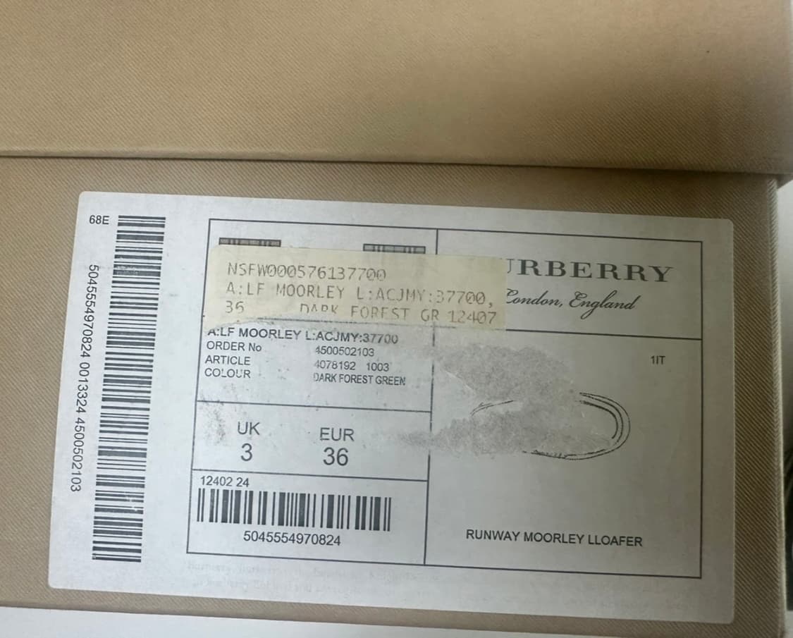 버버리 런웨이 모를리 로퍼 36 상품이미지4