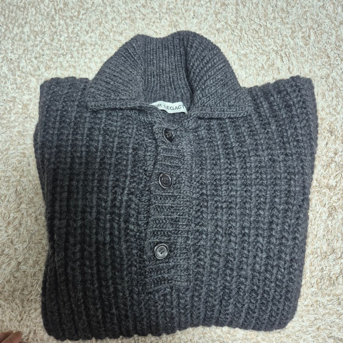 아워레가시 빅피케 블랙 46사이즈(미사용) 상품이미지4