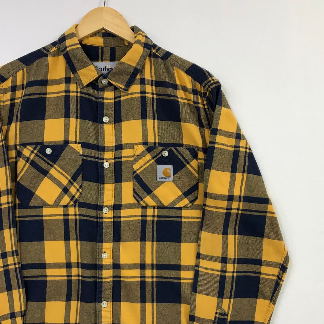 L 칼하트 체크 워크 남방 상품이미지1