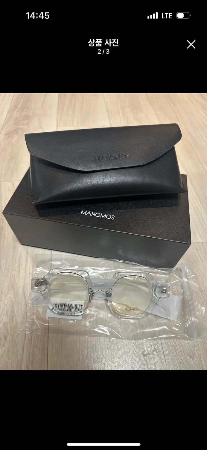 마노모스 투명 프레임 안경 상품이미지2