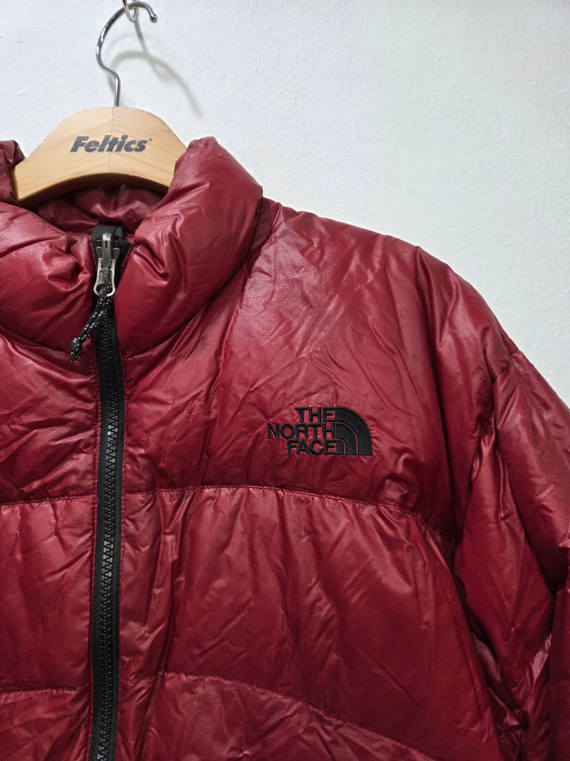 노스페이스 1222-1 써밋 패딩 Burgundy 100 상품이미지3