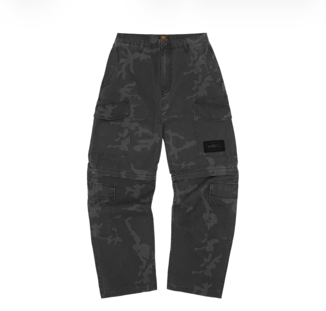 코르테이즈 게릴라즈 컨버터블 카고팬츠 블랙 카모 새상품 상품이미지4