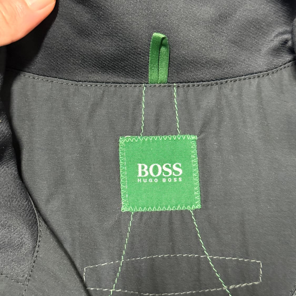 국내 매장판 휴고 보스 면 혼방 윈드브레이커 쉘 자켓 상품이미지7