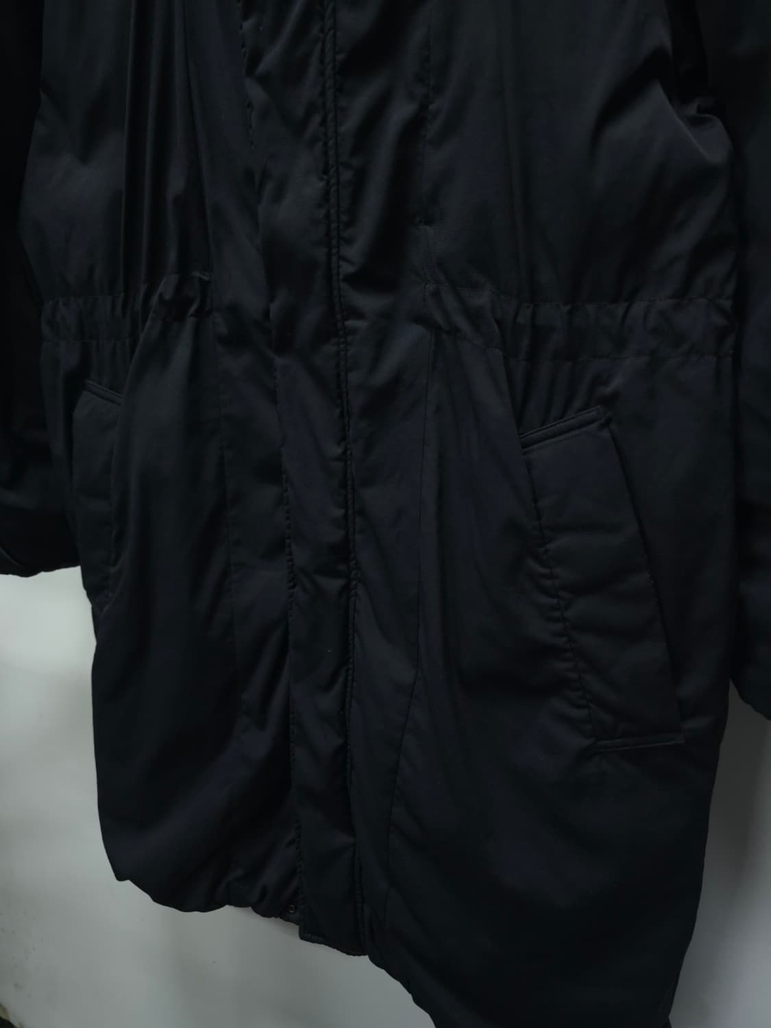 지오송지오 여성 후드 구스다운 롱 패딩 점퍼 (허리 스트링 조절) 상품이미지7