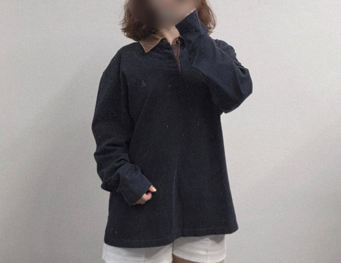 [프립]빈폴 골덴카라 긴팔티 네이비 상품이미지1