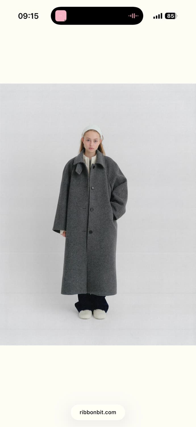 리본빛 비올라 코트 상품이미지1