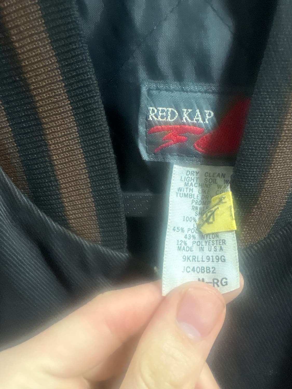 레드캡 바시티 자켓 브라운 m 상품이미지3