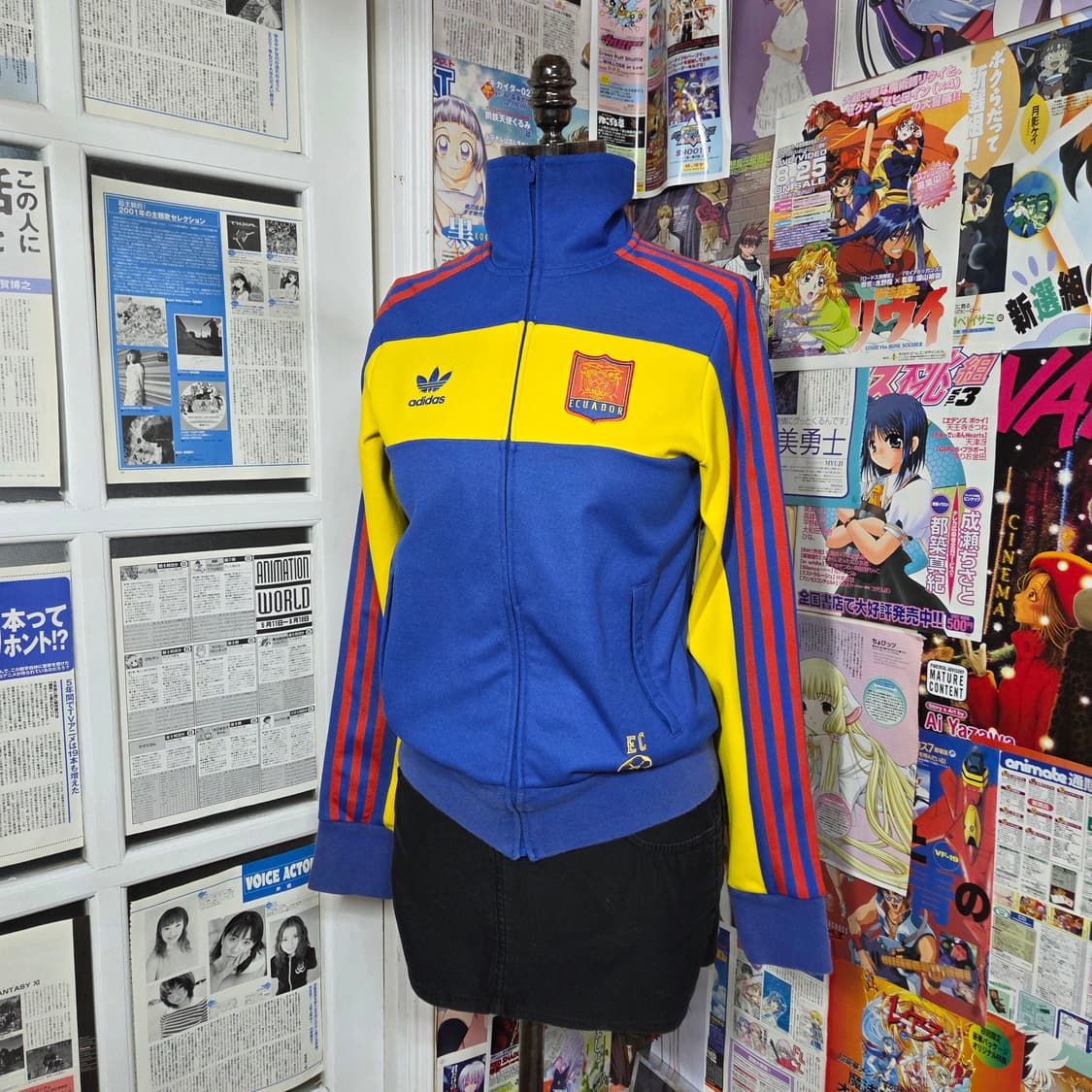 아디다스 에콰도르 블루 슬림핏 져지 트랙탑 상품이미지2