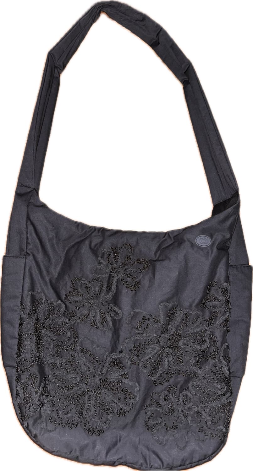 Colocynth Fade Flower Cross Bag Black 상품이미지1