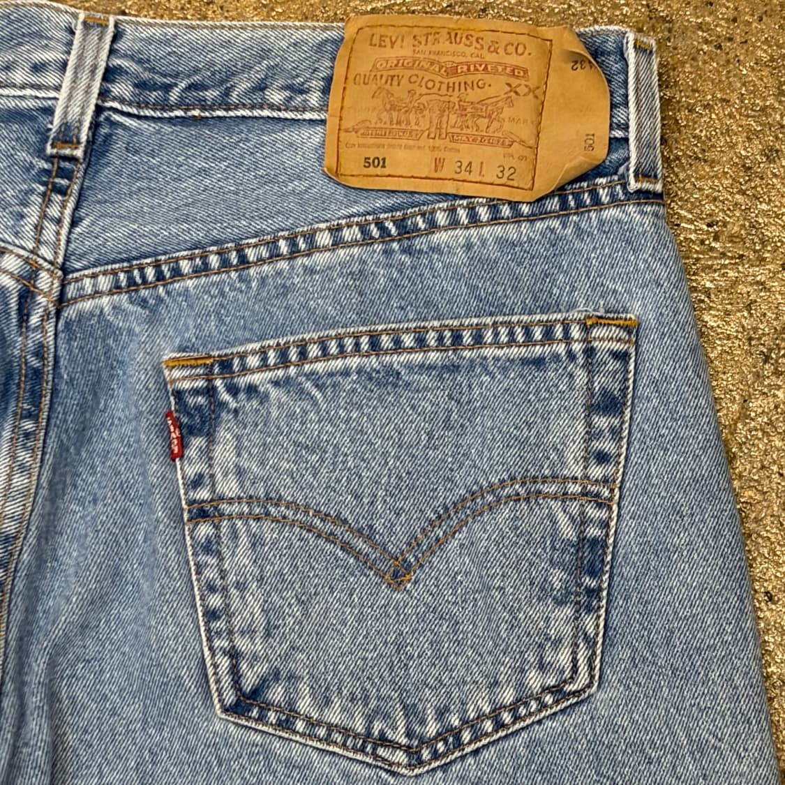 레어 00s USA 빈티지 리바이스 501 청바지 상품이미지7