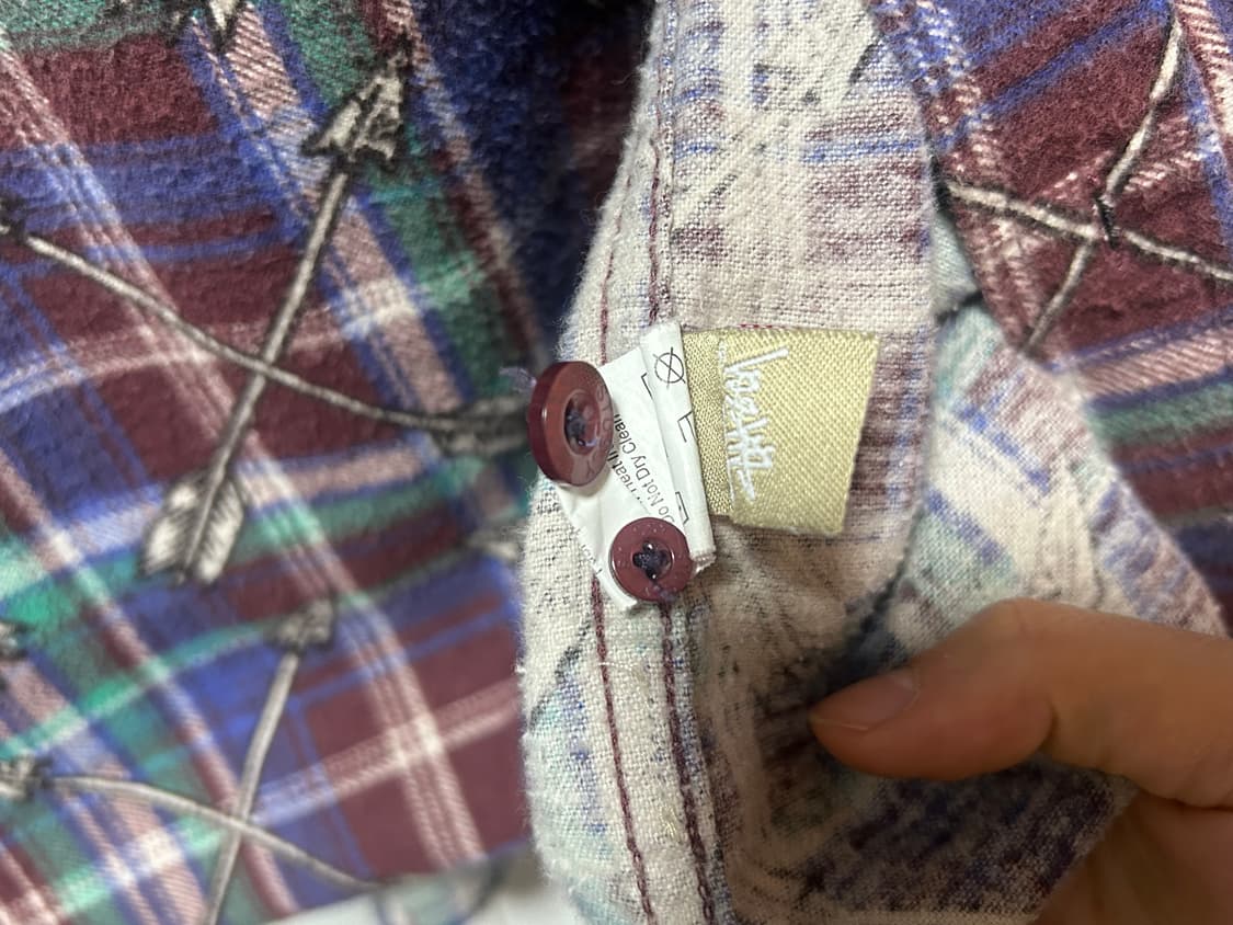 스투시 체크셔츠 L사이즈  상품이미지4