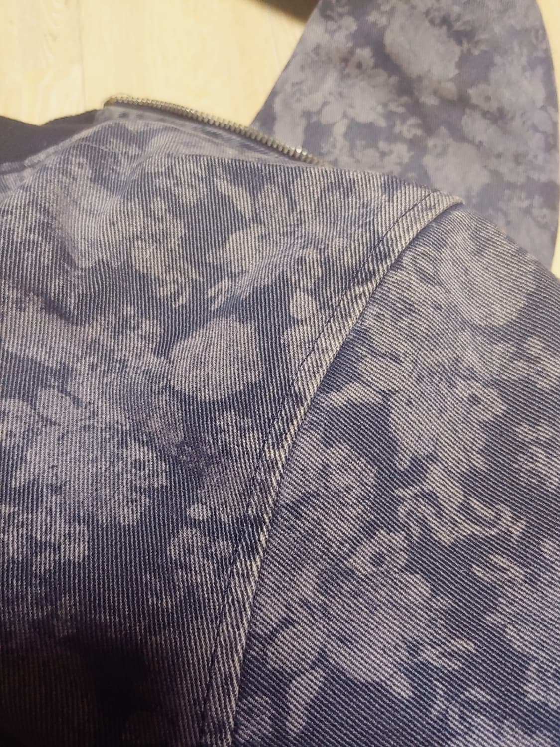 일본 프린팅 데님 스타디움 자켓 m,77 상품이미지8